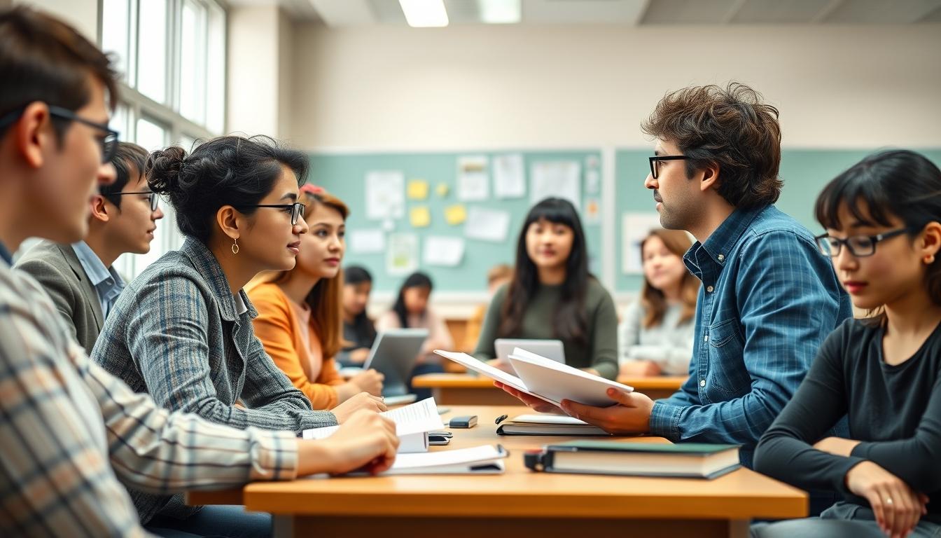 Students and educational resources in a modern learning environment